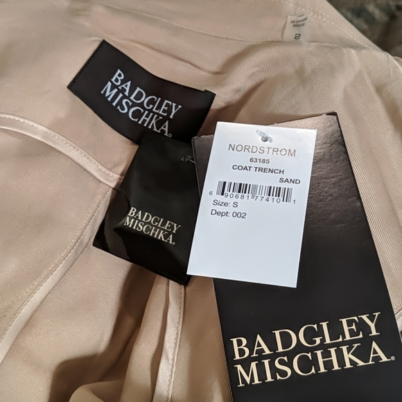 🎉HP🎉👗 Badgley Mischka Trench Coat - Picture 5 of 13